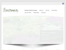 Tablet Screenshot of bradsproscapes.com